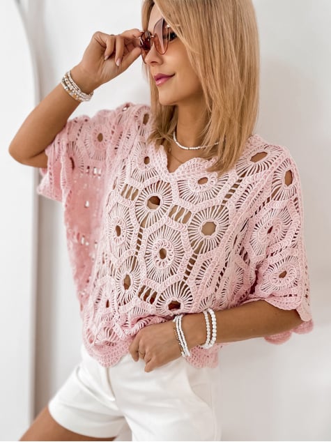 BLUZKA BASTIEN PUDROWY RÓŻ