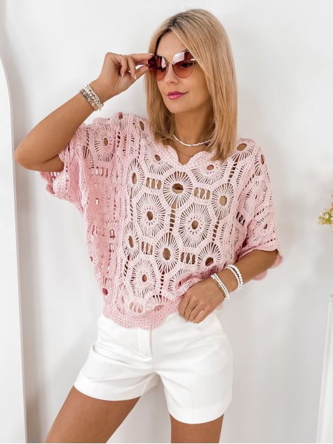 BLUZKA BASTIEN PUDROWY RÓŻ