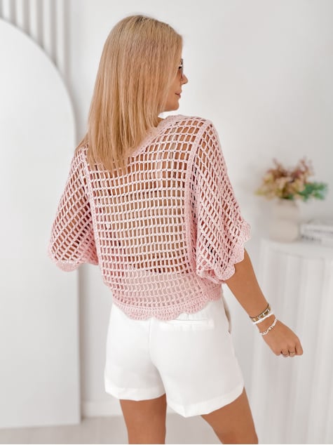 BLUZKA BASTIEN PUDROWY RÓŻ