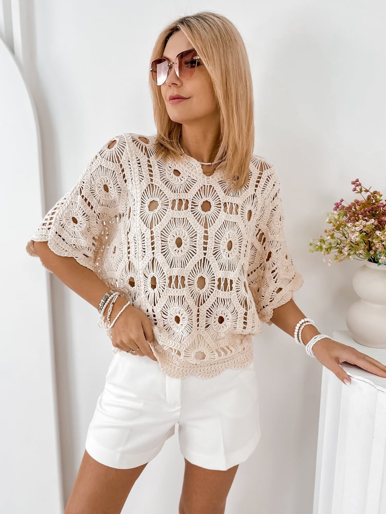 BLUZKA BASTIEN BEŻOWA