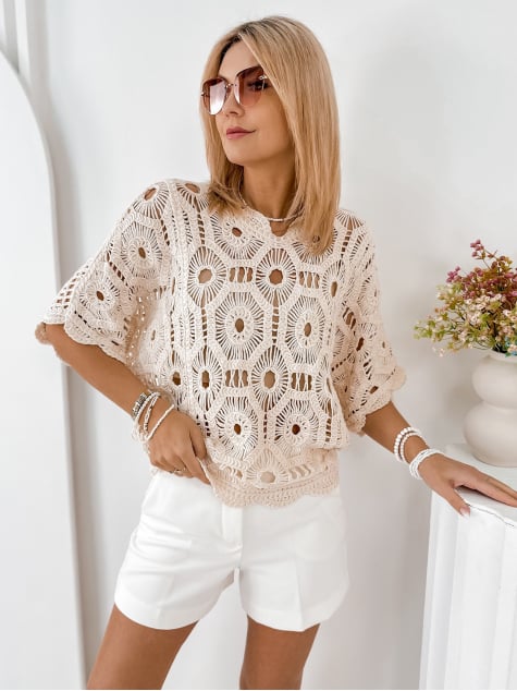 BLUZKA BASTIEN BEŻOWA