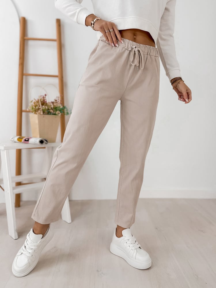 SPODNIE ARMANE BEŻOWE