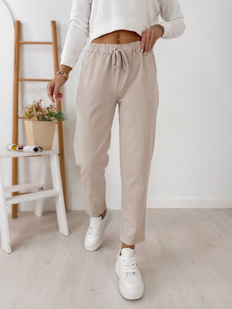 SPODNIE ARMANE BEŻOWE