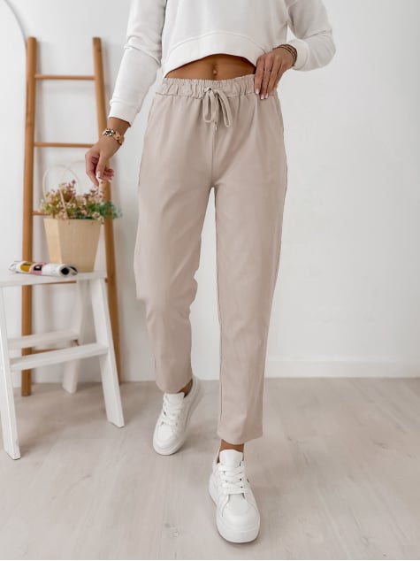 SPODNIE ARMANE BEŻOWE