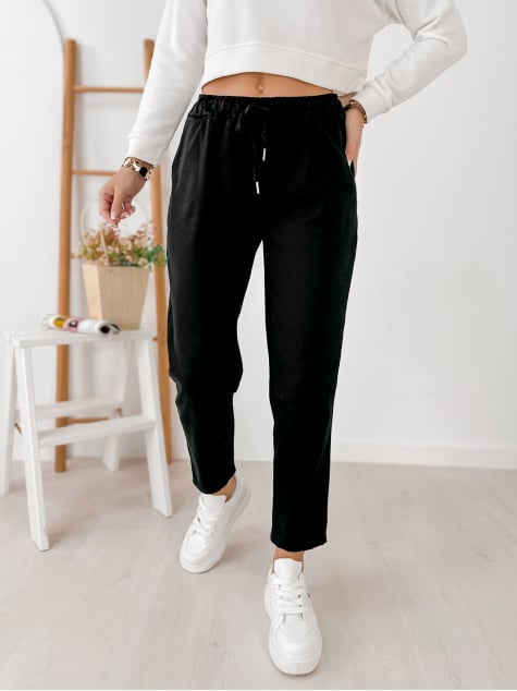 SPODNIE ARMANE CZARNE