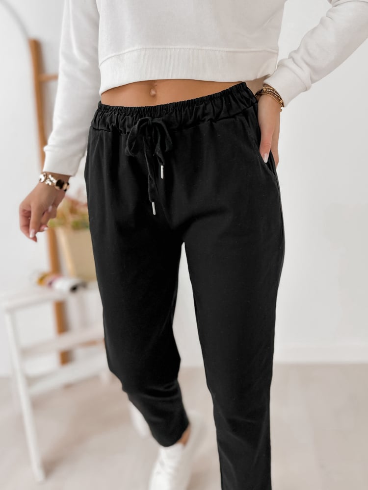 SPODNIE ARMANE CZARNE