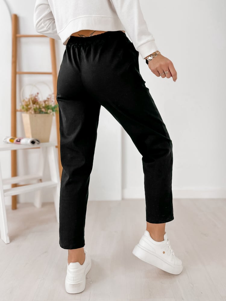 SPODNIE ARMANE CZARNE