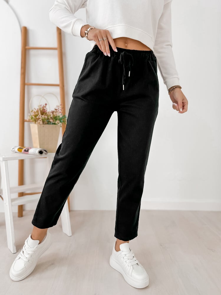 SPODNIE ARMANE CZARNE