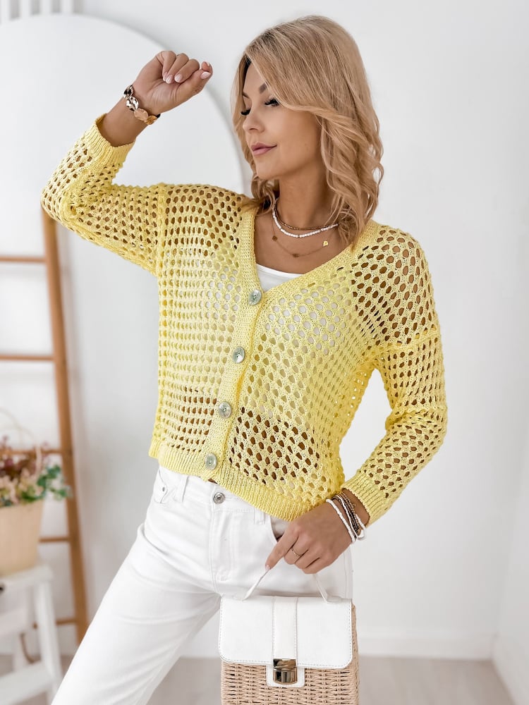 SWETER ENRIQUE ŻÓŁTY