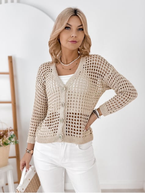 SWETER ENRIQUE BEŻOWY