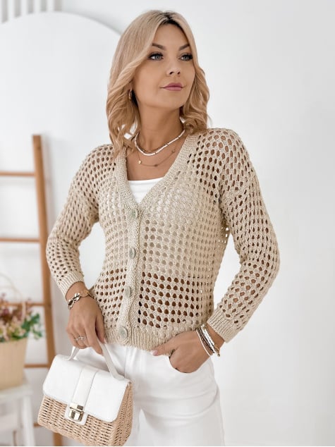 SWETER ENRIQUE BEŻOWY