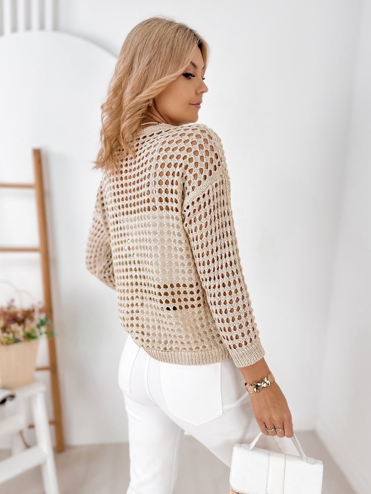 SWETER ENRIQUE BEŻOWY