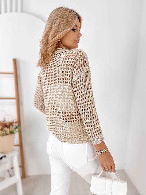 SWETER ENRIQUE BEŻOWY