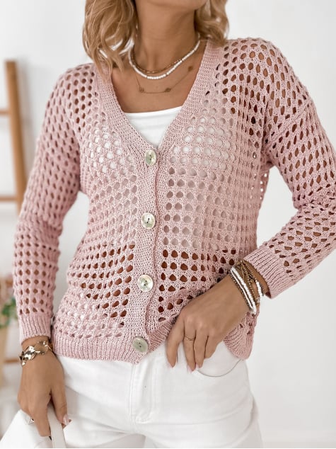 SWETER ENRIQUE PUDROWY RÓŻ