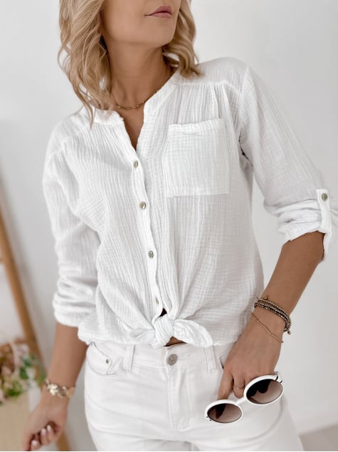 KOSZULA YANNE BIAŁA