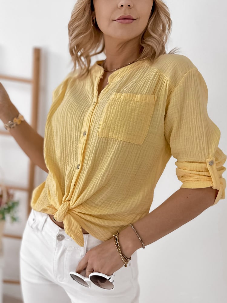 KOSZULA YANNE ŻÓŁTA