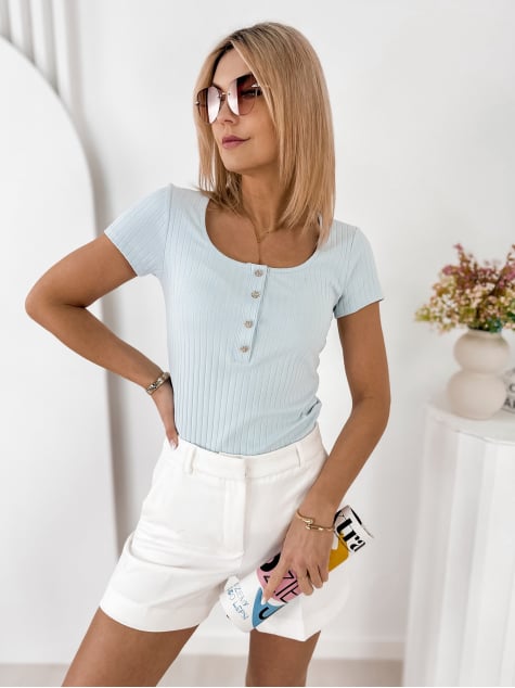 BLUZKA VALDES BŁĘKITNA