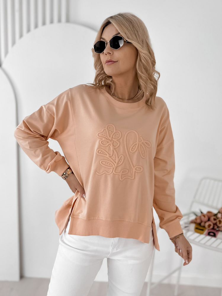 BLUZA TANCREDI BRZOSKWINIOWA