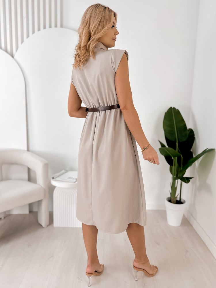 SUKIENKA CANDELA CIEMNOBEŻOWA