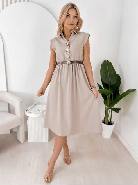 SUKIENKA CANDELA CIEMNOBEŻOWA