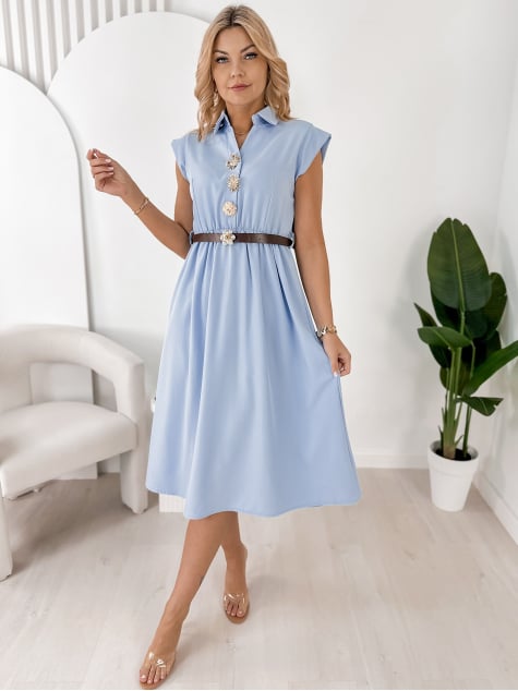 SUKIENKA CANDELA BŁĘKITNA