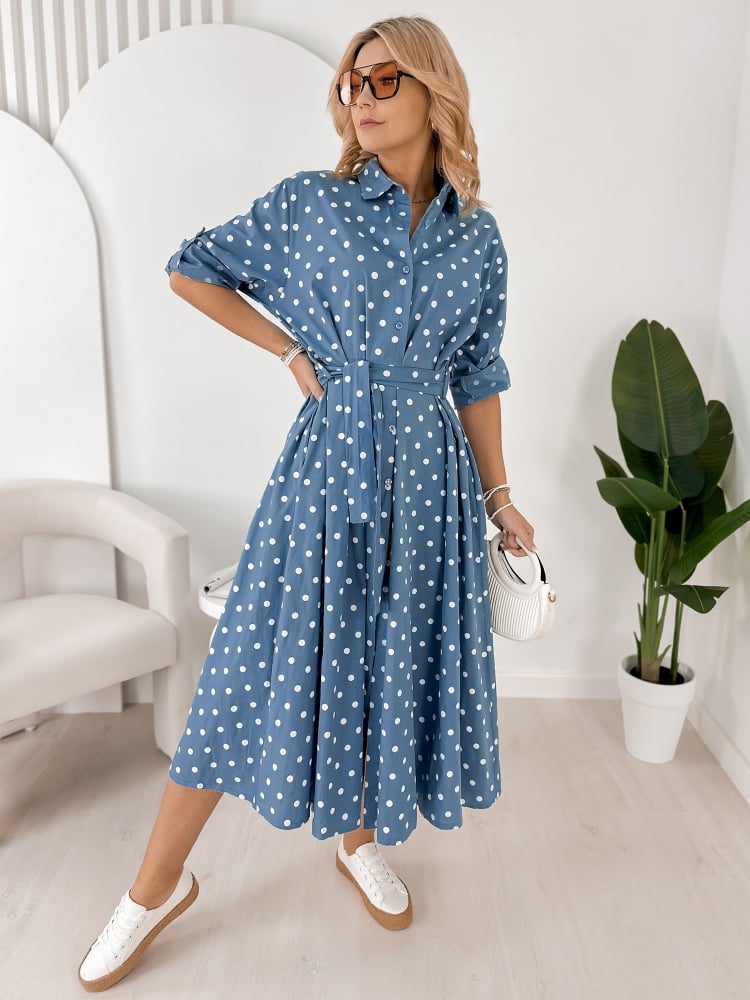 SUKIENKA ANTONIA NIEBIESKA