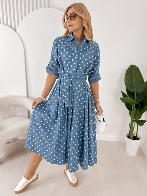 SUKIENKA ANTONIA NIEBIESKA