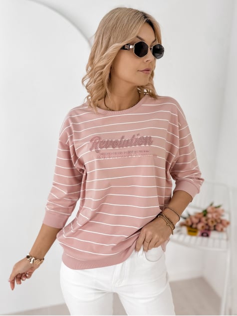 BLUZKA SAUNIERE PUDROWY RÓŻ