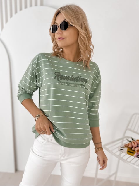 BLUZKA SAUNIERE PISTACJOWA