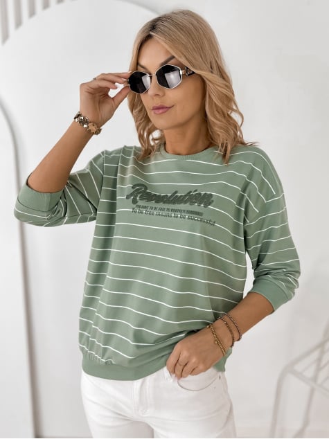 BLUZKA SAUNIERE PISTACJOWA