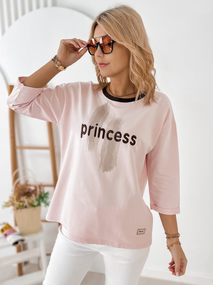 BLUZKA CAPELLA PUDROWY RÓŻ