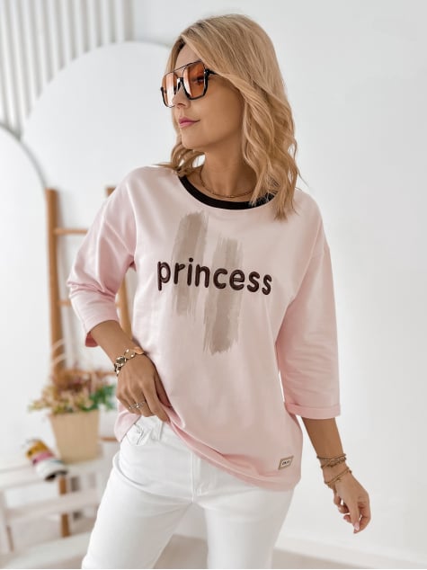 BLUZKA CAPELLA PUDROWY RÓŻ