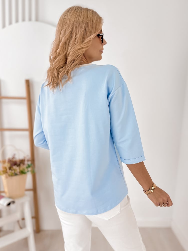 BLUZKA CAPELLA BŁĘKITNA