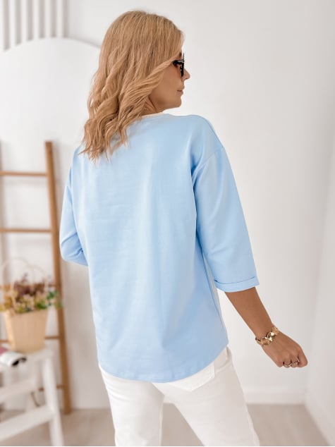 BLUZKA CAPELLA BŁĘKITNA
