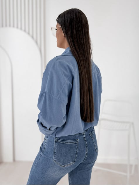 KURTKA SZTRUKSOWA GERALDINE NIEBIESKA