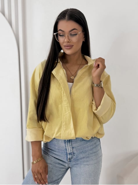 KURTKA SZTRUKSOWA APOLLINE ZÓŁTA