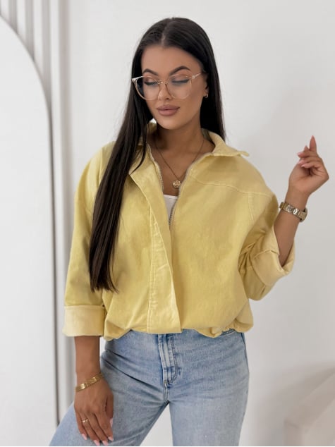 KURTKA SZTRUKSOWA APOLLINE ZÓŁTA