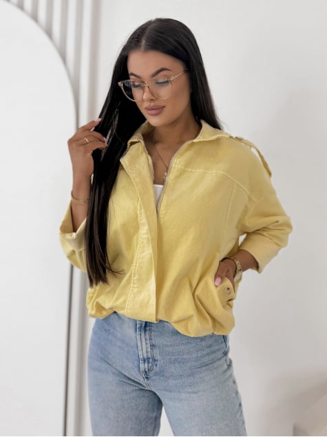 KURTKA SZTRUKSOWA APOLLINE ZÓŁTA