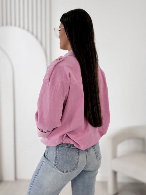 KURTKA SZTRUKSOWA APOLLINE RÓŻOWA