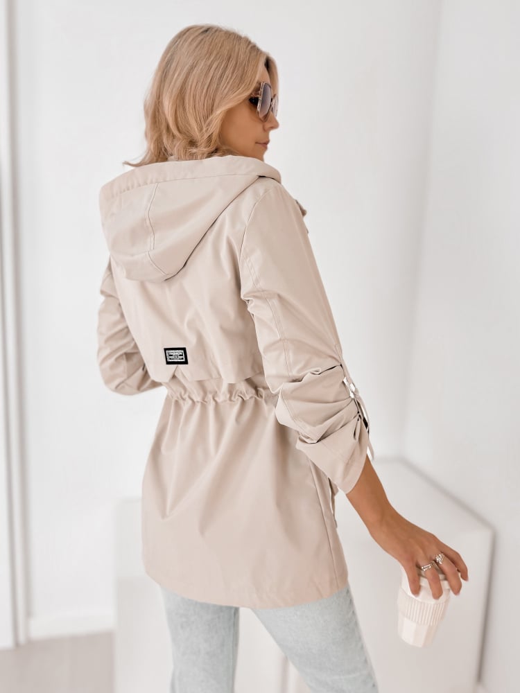 KURTKA INGRID CIEMNOBEŻOWA