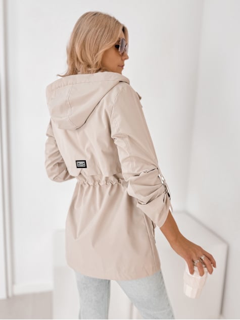 KURTKA INGRID CIEMNOBEŻOWA