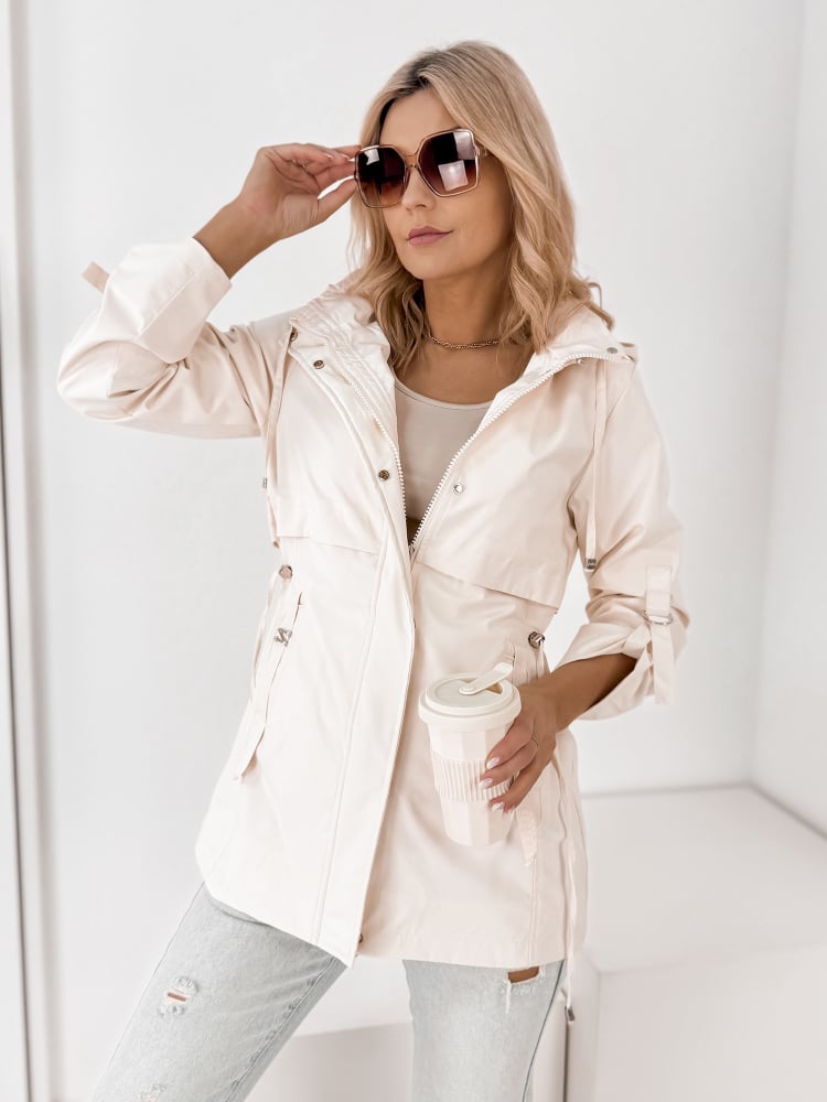 KURTKA INGRID KREMOWA