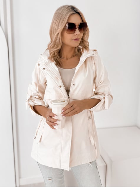 KURTKA INGRID KREMOWA