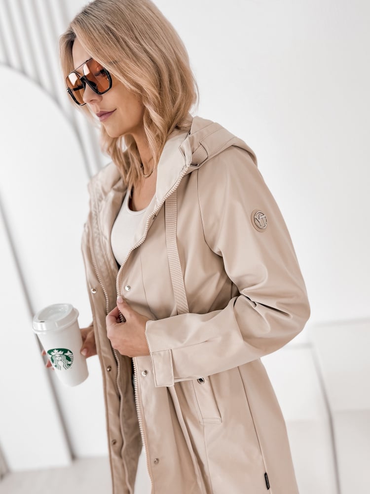 KURTKA JULIEN CIEMNOBEŻOWA