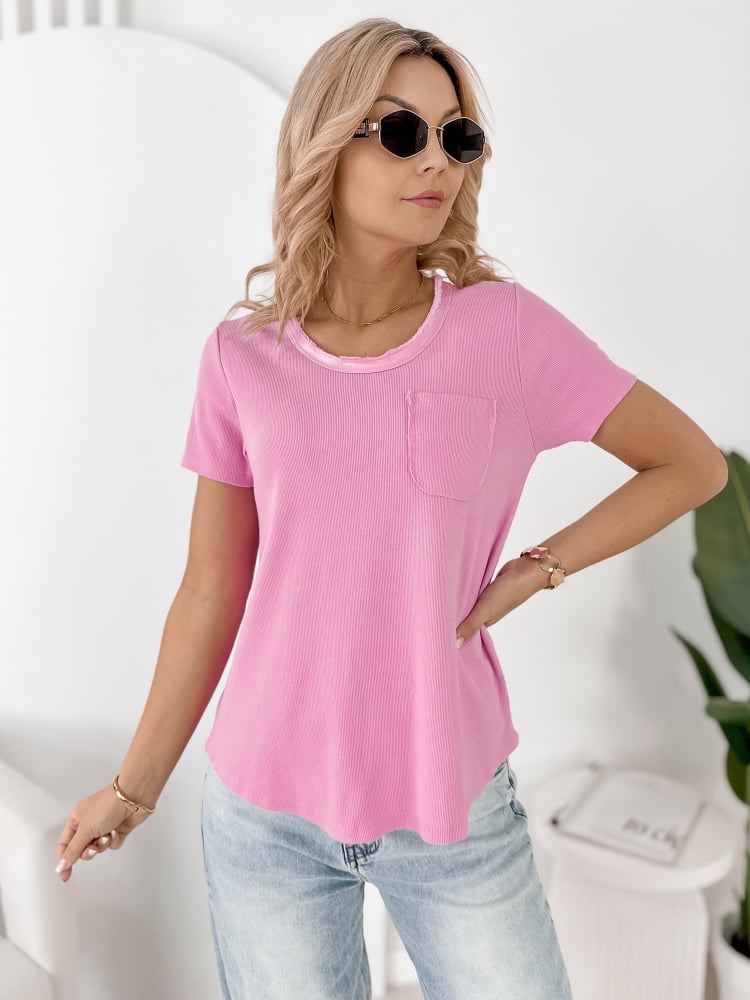 BLUZKA GIANCARLO RÓŻOWA