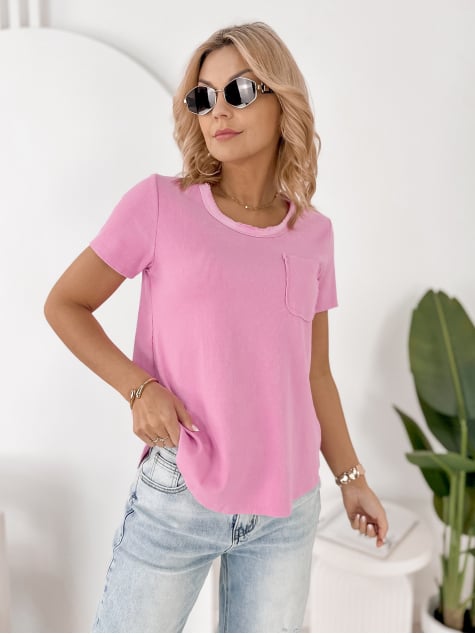 BLUZKA GIANCARLO RÓŻOWA