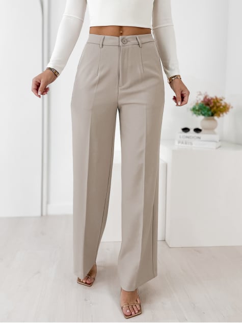 SPODNIE SEMPERE CIEMNOBEŻOWE