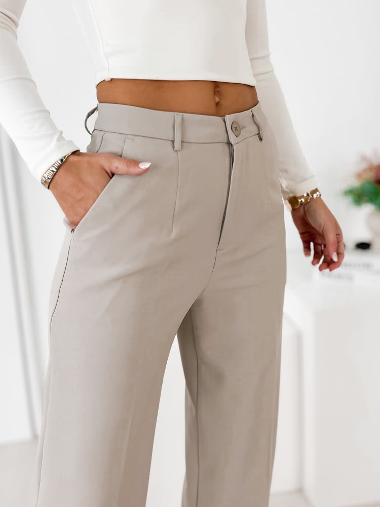 SPODNIE SEMPERE CIEMNOBEŻOWE