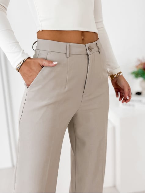 SPODNIE SEMPERE CIEMNOBEŻOWE