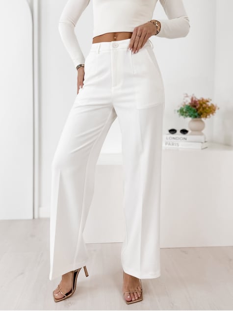 SPODNIE SEMPERE ECRU